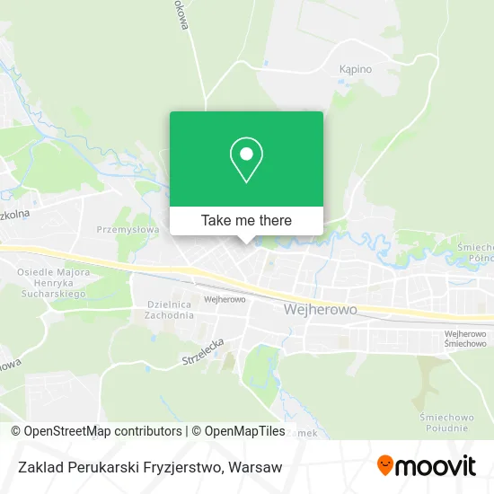 Карта Zaklad Perukarski Fryzjerstwo