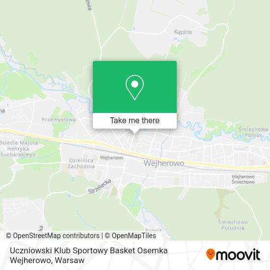 Uczniowski Klub Sportowy Basket Osemka Wejherowo map