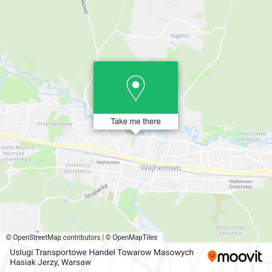 Карта Uslugi Transportowe Handel Towarow Masowych Hasiak Jerzy