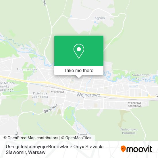 Usługi Instalacynjo-Budowlane Onyx Stawicki Sławomir map