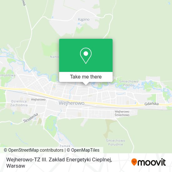 Wejherowo-TZ III. Zakład Energetyki Cieplnej map