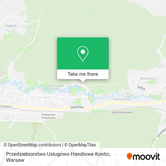 Przedsiebiorstwo Uslugowo Handlowe Kontic map