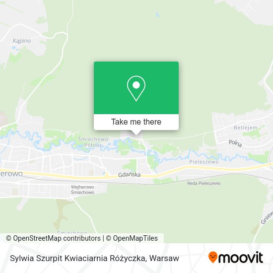 Sylwia Szurpit Kwiaciarnia Różyczka map