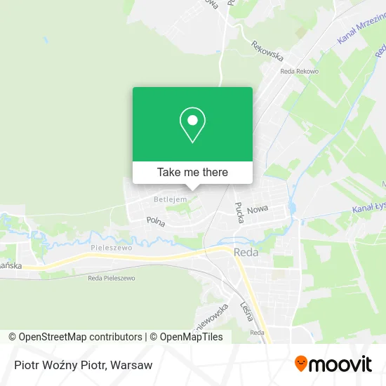 Карта Piotr Woźny Piotr