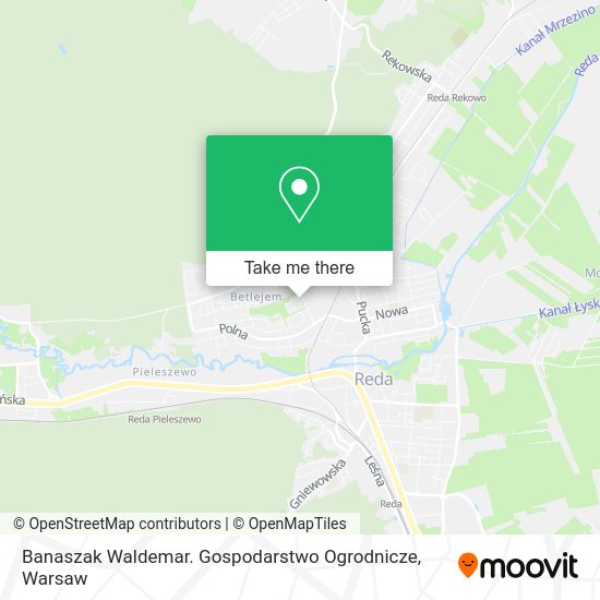 Banaszak Waldemar. Gospodarstwo Ogrodnicze map