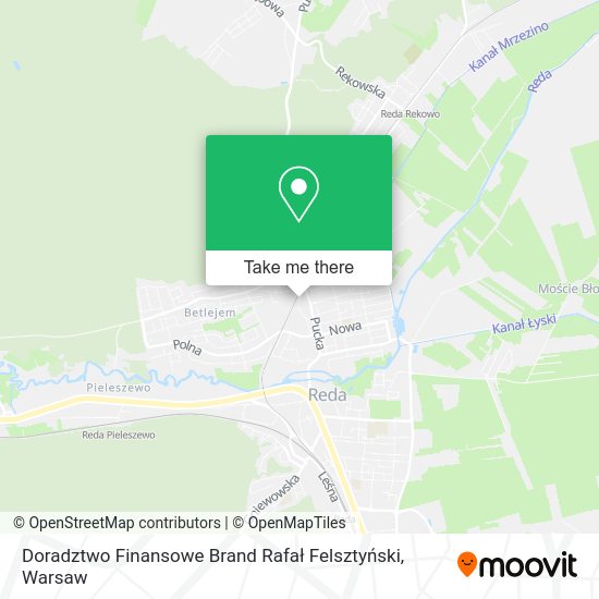 Doradztwo Finansowe Brand Rafał Felsztyński map