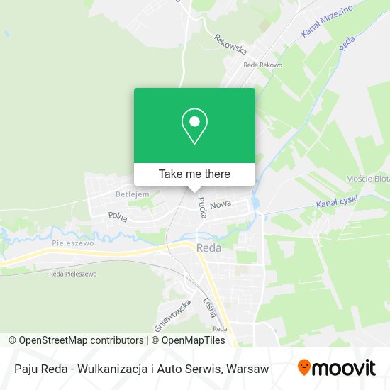 Paju Reda - Wulkanizacja i Auto Serwis map