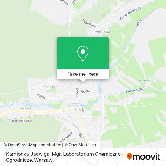 Kamionka Jadwiga, Mgr. Laboratorium Chemiczno - Ogrodnicze map