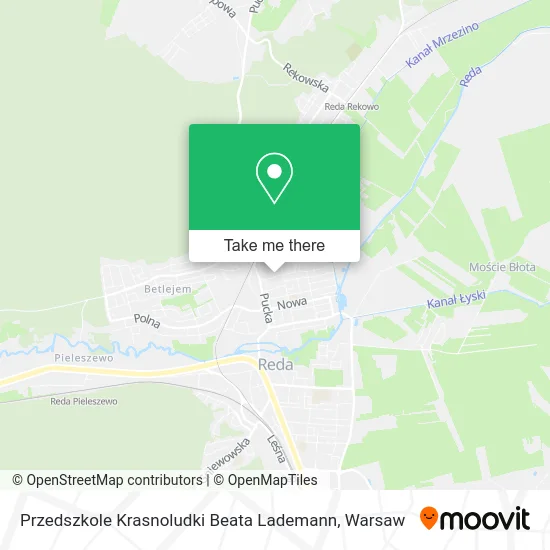 Карта Przedszkole Krasnoludki Beata Lademann