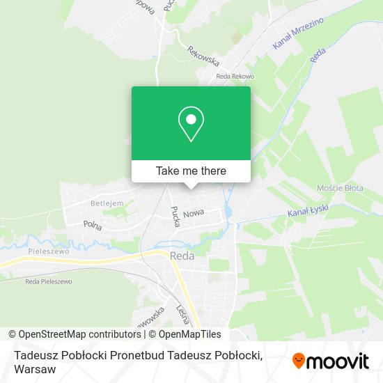 Tadeusz Pobłocki Pronetbud Tadeusz Pobłocki map