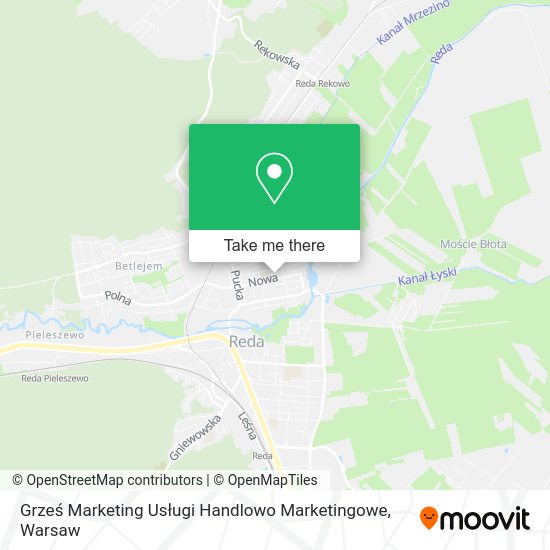 Grześ Marketing Usługi Handlowo Marketingowe map