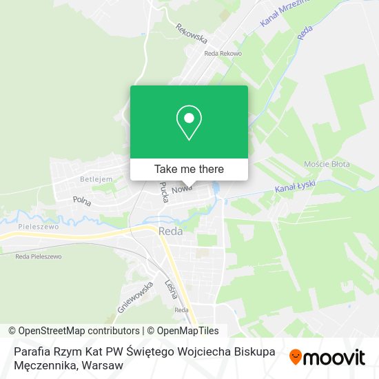 Parafia Rzym Kat PW Świętego Wojciecha Biskupa Męczennika map