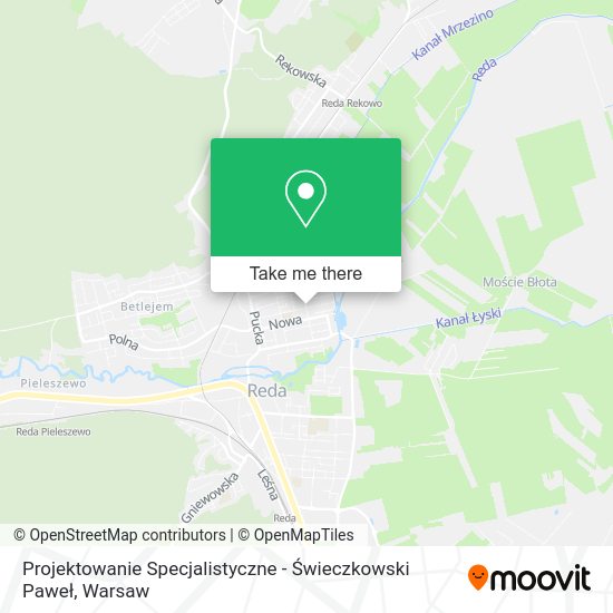 Projektowanie Specjalistyczne - Świeczkowski Paweł map