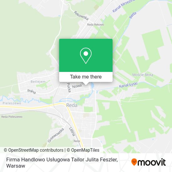 Firma Handlowo Usługowa Tailor Julita Feszler map