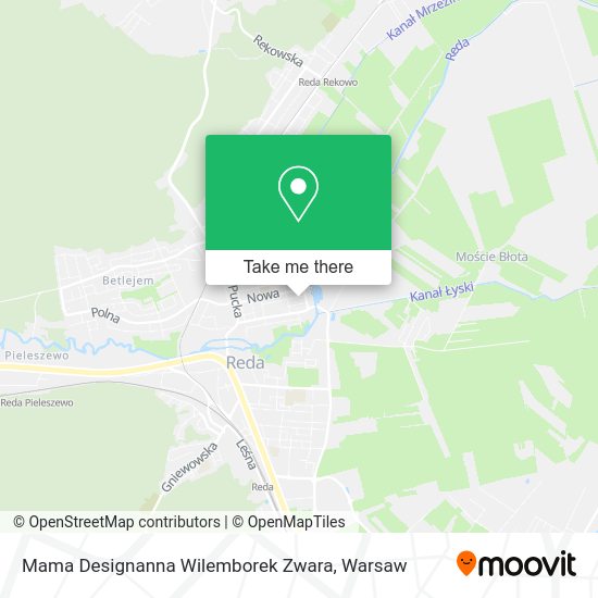 Mama Designanna Wilemborek Zwara map