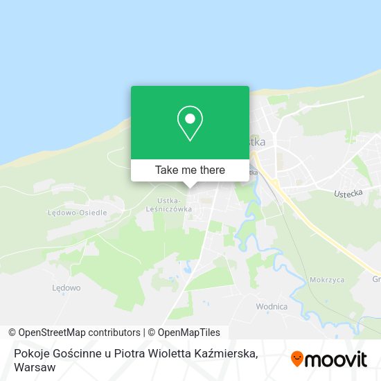 Pokoje Gościnne u Piotra Wioletta Kaźmierska map