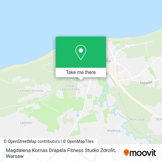 Карта Magdalena Kornas Drapala Fitness Studio Zdrofit