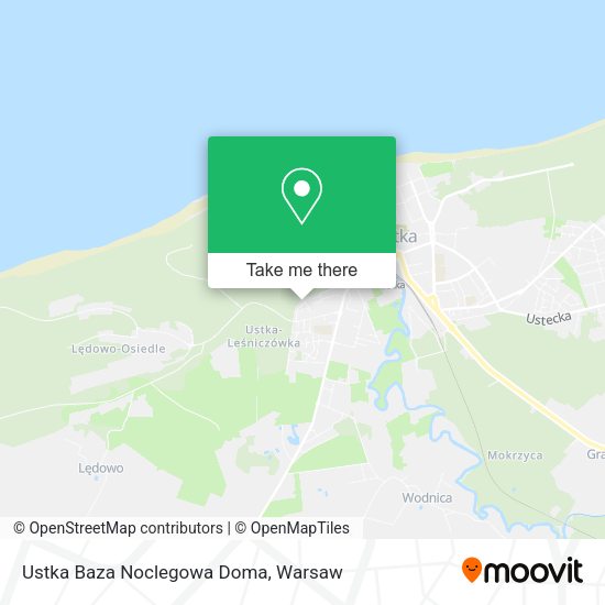 Ustka Baza Noclegowa Doma map