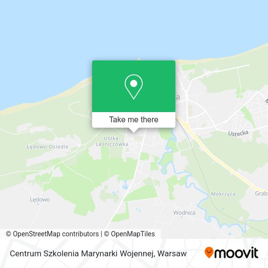 Centrum Szkolenia Marynarki Wojennej map