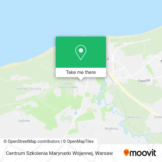 Карта Centrum Szkolenia Marynarki Wojennej