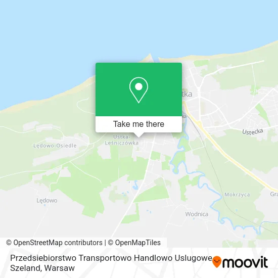 Карта Przedsiebiorstwo Transportowo Handlowo Uslugowe Szeland