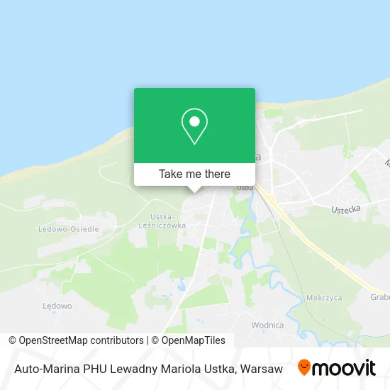 Карта Auto-Marina PHU Lewadny Mariola Ustka