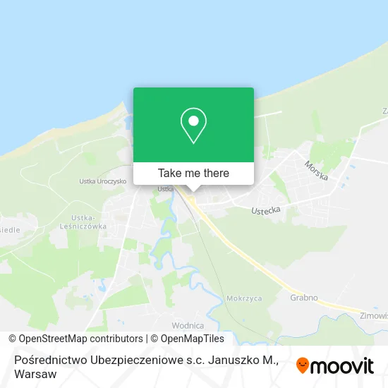 Карта Pośrednictwo Ubezpieczeniowe s.c. Januszko M.