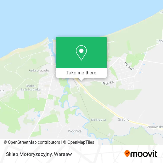 Sklep Motoryzacyjny map