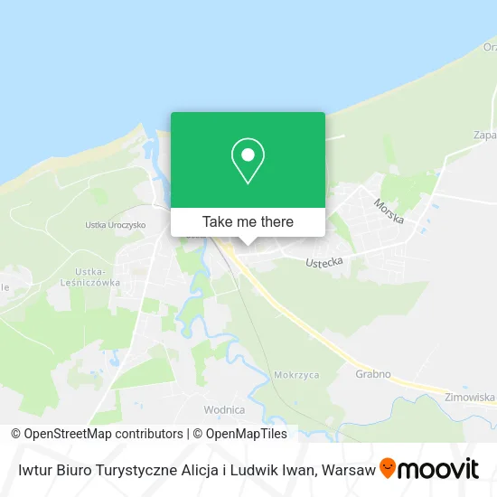 Карта Iwtur Biuro Turystyczne Alicja i Ludwik Iwan