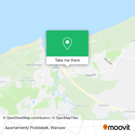 Карта Apartamenty Poddabek