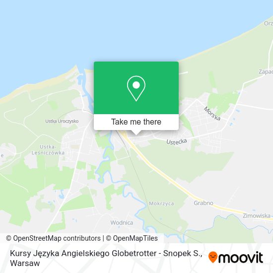 Kursy Języka Angielskiego Globetrotter - Snopek S. map