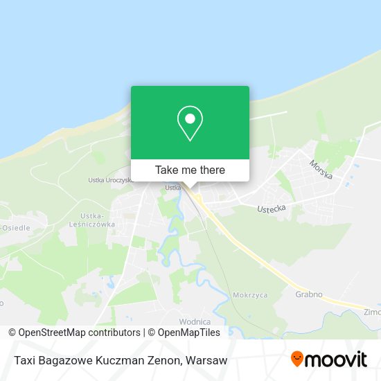 Taxi Bagazowe Kuczman Zenon map