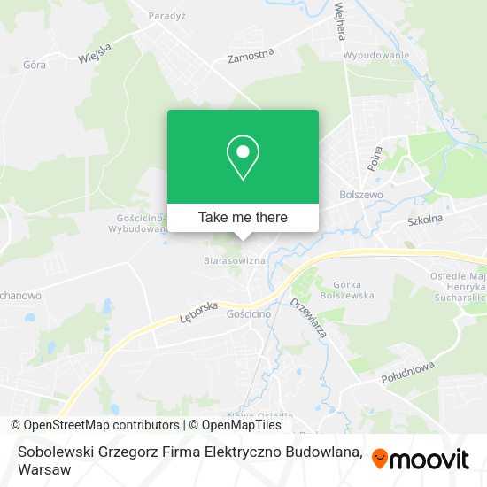 Sobolewski Grzegorz Firma Elektryczno Budowlana map