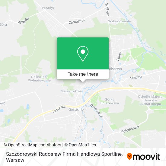 Szczodrowski Radosław Firma Handlowa Sportline map