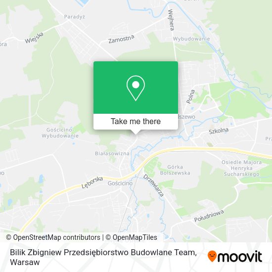 Карта Bilik Zbigniew Przedsiębiorstwo Budowlane Team