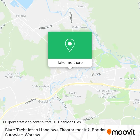 Карта Biuro Techniczno Handlowe Ekostar mgr inż. Bogdan Surowiec