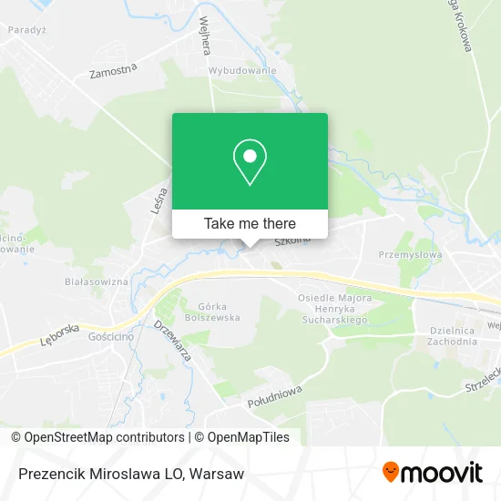 Карта Prezencik Miroslawa LO