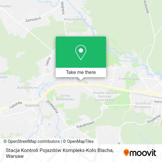 Stacja Kontroli Pojazdów Kompleks-Koło Blacha map