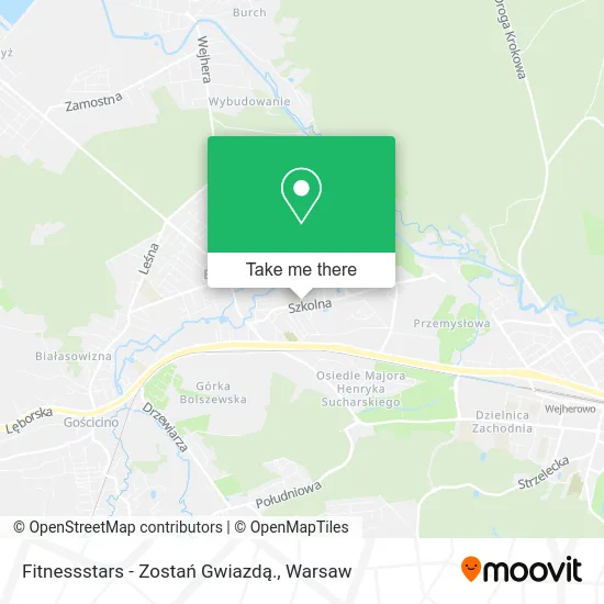 Карта Fitnessstars - Zostań Gwiazdą.