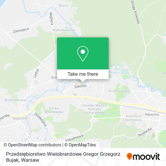 Przedsiębiorstwo Wielobranżowe Gregor Grzegorz Bujak map