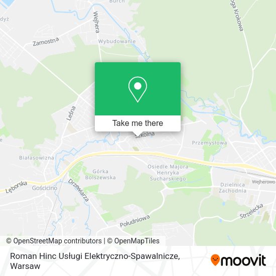 Roman Hinc Usługi Elektryczno-Spawalnicze map