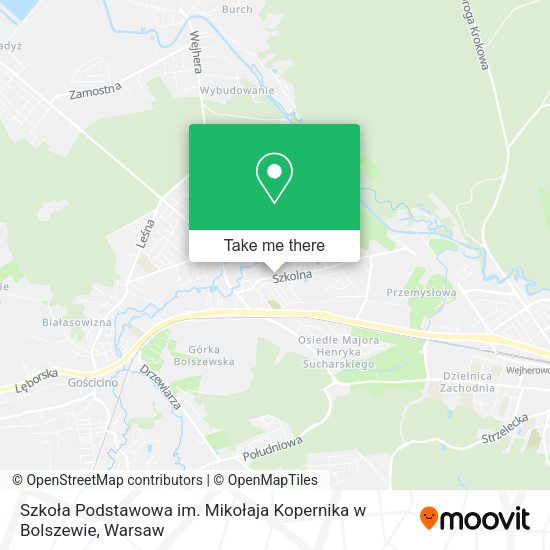 Szkoła Podstawowa im. Mikołaja Kopernika w Bolszewie map