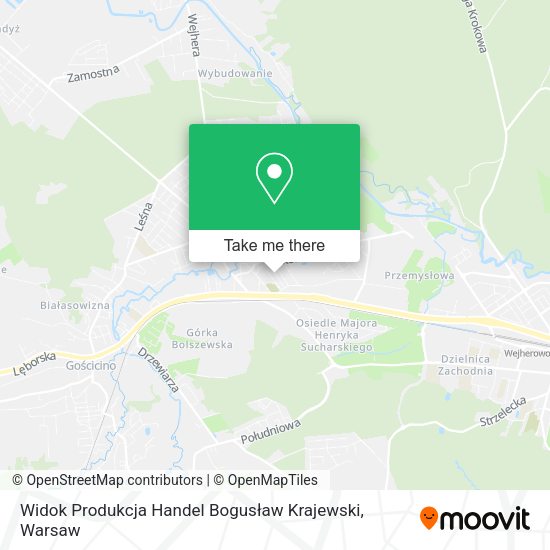 Widok Produkcja Handel Bogusław Krajewski map