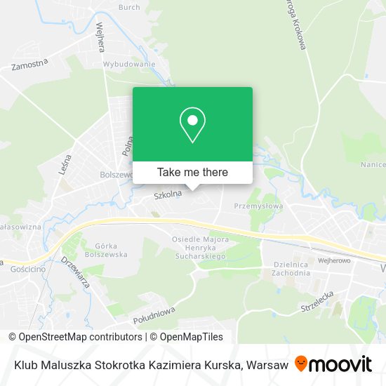 Klub Maluszka Stokrotka Kazimiera Kurska map