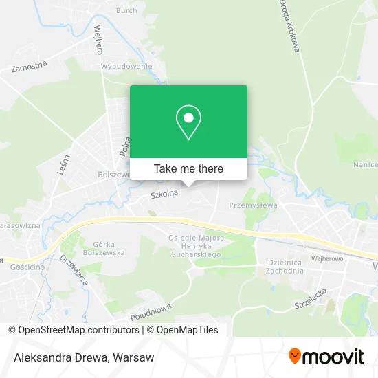 Карта Aleksandra Drewa