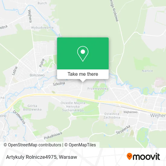 Карта Artykuly Rolnicze4975