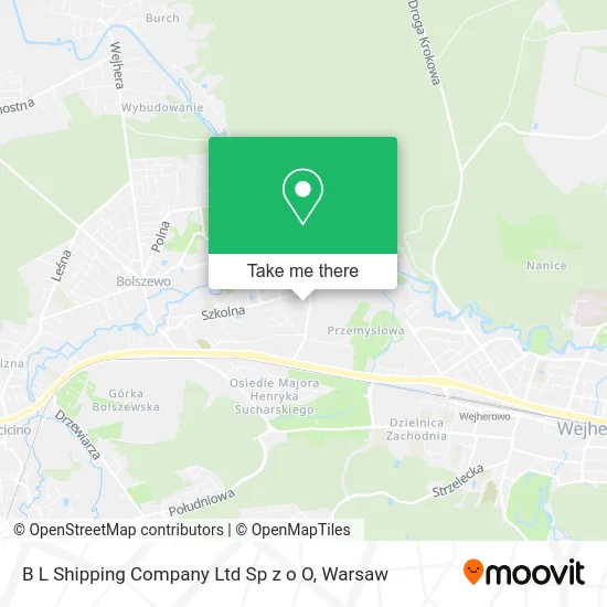 Карта B L Shipping Company Ltd Sp z o O