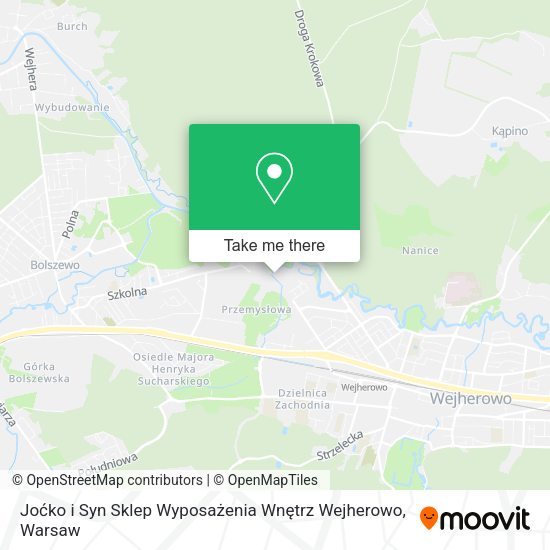 Joćko i Syn Sklep Wyposażenia Wnętrz Wejherowo map