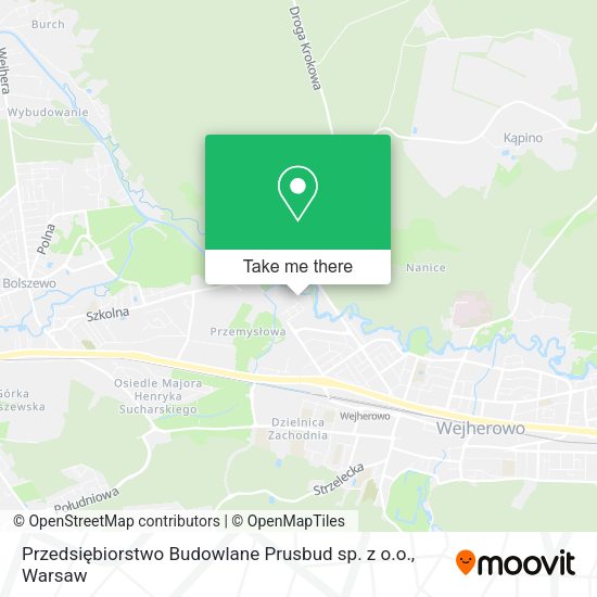 Przedsiębiorstwo Budowlane Prusbud sp. z o.o. map