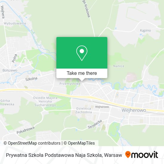 Prywatna Szkoła Podstawowa Naja Szkola map